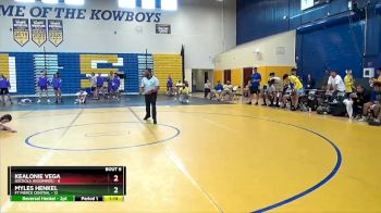 106 lbs Semifinals (8 Team) - Myles Henkel, Ft Pierce Central vs Kealonie Vega, Osceola (Kissimmee)