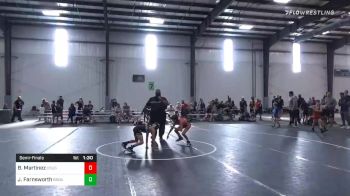 67 lbs Semifinal - Bradley Martinez, Cougar WC vs Justin Farnsworth, Broad Axe