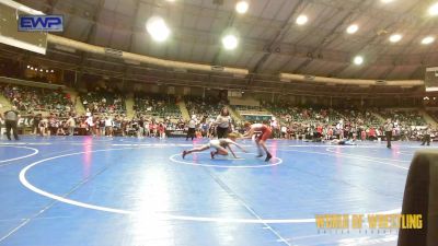 84 lbs Consi Of 32 #2 - Ryker Norman, Ubasa vs Jagger Bryant, F-5 Grappling