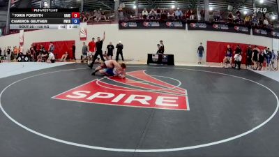 130 kg Quarters - Torin Forsyth, Kansas vs Cameron Geuther, Panther Wrestling Club RTC