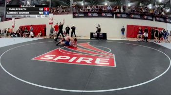 130 kg Quarters - Torin Forsyth, Kansas vs Cameron Geuther, Panther Wrestling Club RTC
