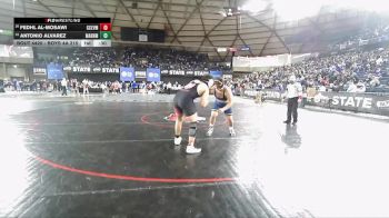 Boys 4A 215 lbs Cons. Round 1 - Fedhl Al-Mosawi, Cascade (Everett) vs Antonio Alvarez, Mariner