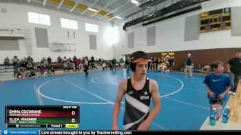 102-110 lbs Round 2 - Eliza Wagner, Lovell Middle School vs Emma Cochrane, Worland Middle School