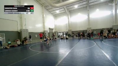 47 lbs Champ. Round 2 - Knighton Isom, Sanderson Wrestling Academy vs Lennon Hardey, RWC - Roy Wrestling Club