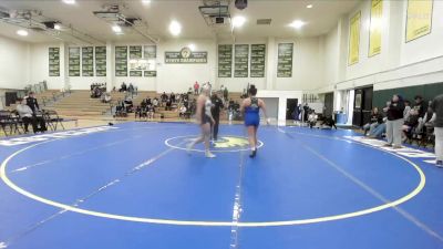 180 lbs Finals (2 Team) - Natalie Gonzales, Westcliff vs Mikayla Lancaster, Menlo