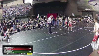 60 lbs Round 3 (6 Team) - Haze Dunkin, Nebraska Red vs Cruz Kelly, North Dakota 2