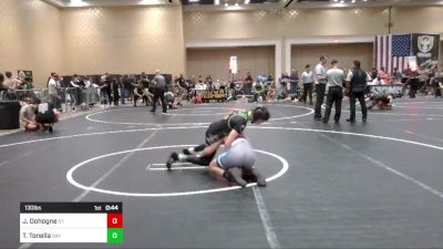 130 lbs Consi Of 32 #2 - Jayden Dohogne, St. Charles East vs Tyler Tonella, Bay Area Dragons