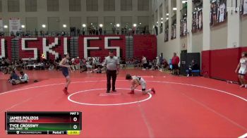 106 lbs Semis & Wb (16 Team) - James Polizos, Oak Mountain vs Tyce Crosswy, Bob Jones