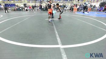 55 lbs Round Of 16 - Bash Bursiaga, Grover Rains Wrestling Club vs Kollyn Locust, Cowboy Wrestling Club