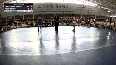 120 lbs Christopher Ramirez, Arizona Blue vs Philip Streff, Nebraska
