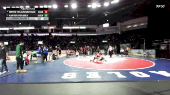 113 lbs Cons. Round 3 - Karver Peasley, Gonzaga Prep vs Mateo Velazquez Diaz, Juanita