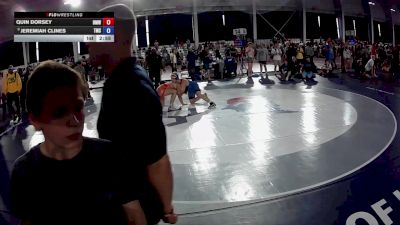 165 lbs Cons. Round 2 - Quin Dorsey, Beast Mode Wrestling vs Jeremiah Clines, Team Missouri Select