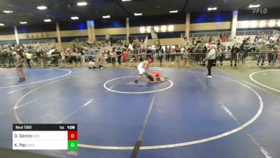 106 lbs Round Of 16 - Devin Garcia, Suples vs Keenan Paz, Gold Rush Wr Ac