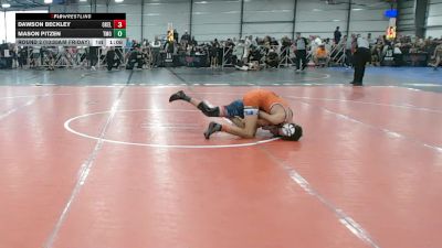 120 lbs Round 2 (10:30am Friday) - Mason Pitzen, Team Ohio vs Dawson Beckley, Oklahoma Elite