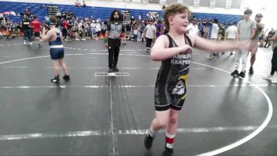 95/105 Round 2 - Gabriel Phillips, Carolina Reapers vs Korey Mitchum, Grizzlies Wrestling Club