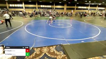126 lbs Consi Of 8 #2 - Parker Hayes, Wasatch WC vs Ben Kohler, Wasatch WC