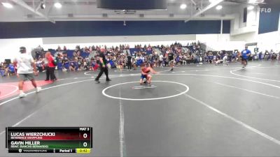 67 lbs Quarterfinal - Gavin Miller, RBWC (Rancho Bernardo) vs Lucas Wierzchucki, Reverence Grappling