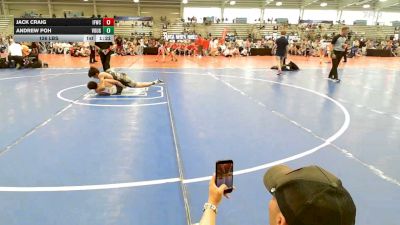 126 lbs Rr Rnd 2 - Jack Craig, Iron Forge WC - HSB vs Andrew Poh, Vougars Wrestling - HSB
