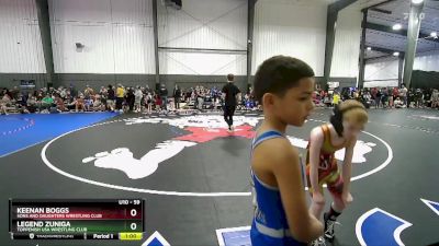 59 lbs Round 1 - Legend Zuniga, Toppenish USA Wrestling Club vs Keenan Boggs, Sons And Daughters Wrestling Club