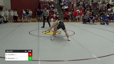 144 lbs Quarterfinal - Graham Furtick, Charlotte Christian School vs Dillon Kercher, Charlotte Country