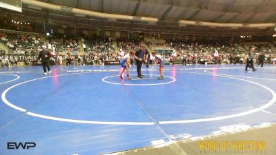 80 lbs Quarterfinal - Tobias Solinger, Moyer Elite vs Easton Terrell, Team Tulsa Wrestling Club