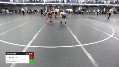 125 lbs Consi Of 8 #1 - Jay Peace, American University-Unattached vs Ben Aranda, Cleveland State