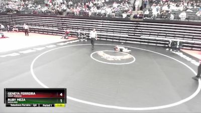 5A 135 lbs Cons. Round 2 - Geneya Ferreira, West Jordan vs Ruby Meza, Highland