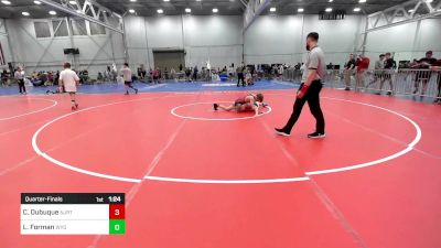 106A lbs Quarterfinal - Chase Dubuque, Njrtc vs Lucas Forman, Wyoming Seminary