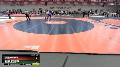 184 lbs Cons. Round 3 - Diego Sanchez, Aurora Universtiy vs Zach Wagner, Wabash