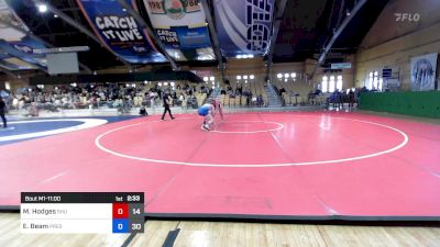 160 kg Rr Rnd 1 - Madeline Hodges, Shu vs Ella Beam, Presbyterian College