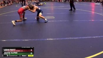 75 lbs Champ. Round 1 - Ashton Allfree, Sly Fox vs Logan Pigott, Siouxland Wrestling Academy