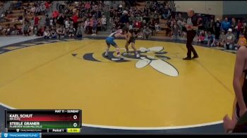 55 lbs Cons. Round 2 - Steele Graner, Plainview Elgin Millville vs Kael Schut, MN Elite