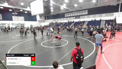 132 lbs Semifinal - Jayden Preston, Live Training Wrestling vs Solomon Resnick, Capo Valley High School
