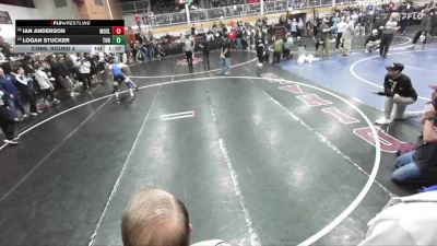157 lbs Cons. Round 4 - Ian Anderson, Moses Lake vs Logan Stucker, Tonasket