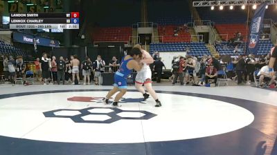 285 lbs Cons. Rd Of 64 - Landon Smith, Wyoming vs Lennox Charley, North Dakota