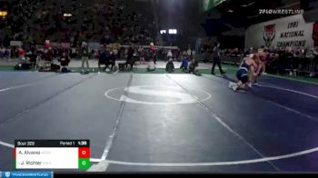 3A 220 lbs Semifinal - Jackson Richter, Bonners Ferry vs Andrew Alvarez, McCall-Donnelly