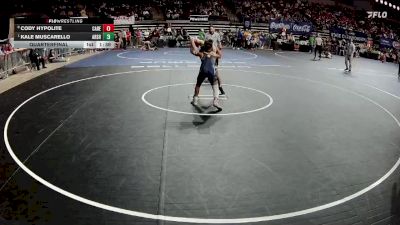 D 2 106 lbs Quarterfinal - Kale Muscarello, Archbishop Shaw vs Cody Hypolite, Carencro