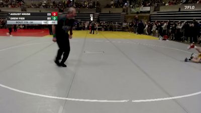 84 lbs Cons. Semi - August Kruse, Centennial vs Drew Fier, Minneota