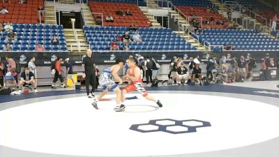 132 lbs Champ. Rd Of 128 - Jamison Gregory, Michigan vs Kristian DeClercq, Illinois