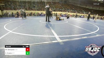 Semifinal - Maddox Sampson, Coweta Tiger Wrestling vs Edmund Evans, Standfast