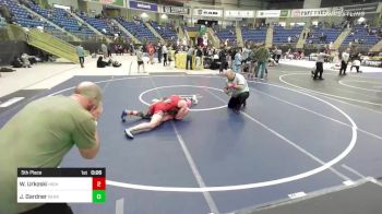 157 lbs 5th Place - Wyatt Urkoski, High Plains Thunder vs Jaden Gardner, Bear Cave WC