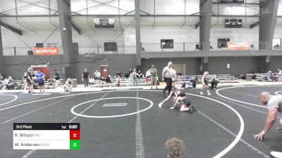 54 lbs 3rd Place - Raiden Wilson, Mat Demon WC vs Walker Anderson, Nyssa Mat Club