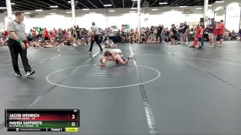 64 lbs Round 1 (6 Team) - Jacob Wenrich, Keystone Krush vs Maven Safferite, U2 Starts & Stripes