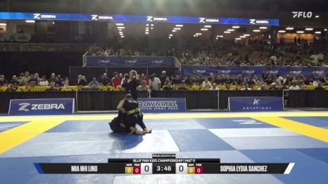 Mia Nhi Lino vs Sophia Lydia Sanchez 2026 Pan Kids Jiu-Jitsu IBJJF Championship