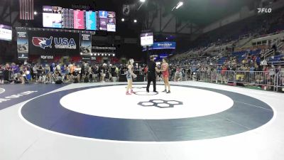 130 lbs Cons. Rd Of 32 - Mila Rocush, IL vs June Wagner-Gilbert, IN