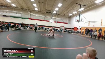 125B Round 3 - Brynlee Roady, Worland High School vs Jocei Helm, Pinedale