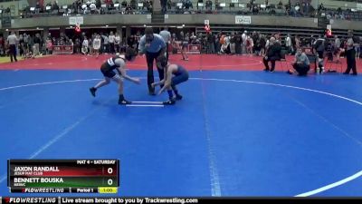 80 lbs Round 5 - Jaxon Randall, Jesup Mat Club vs Bennett Bouska, NEIWC