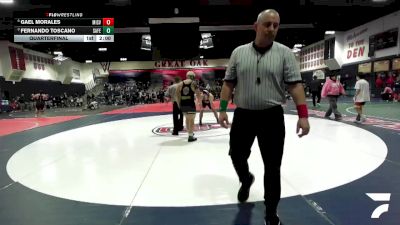 215 lbs Quarterfinal - Fernando Toscano, Santa Fe vs Gael Morales, Mission Viejo