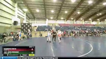 115 lbs Round 1 (10 Team) - Kadence Beck, IDAHO vs Sky Shelmerdine, MONTANA