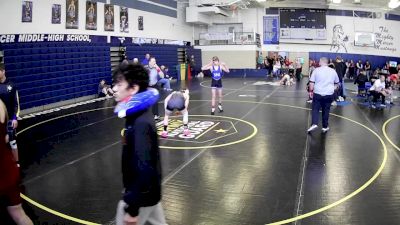 114 lbs Cons. Semi - Cameron Barnick, North Star Hs vs Colton Hoover, Cambridge Springs Hs